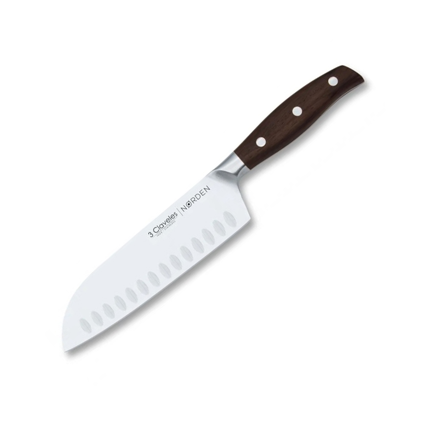 3Claveles Santokumesser der Norden-Serie mit 17,5 cm Klinge