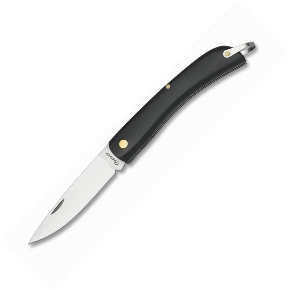 Canivete Campaña com escamas de madeira pretas e lâmina de 8,3 cm