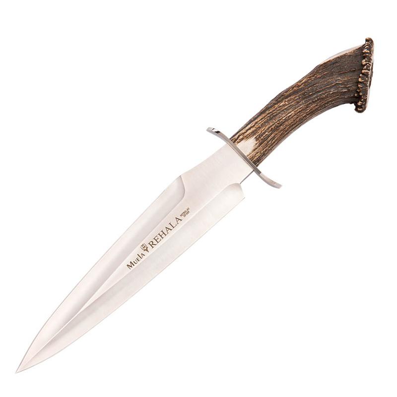 Muela Rehala Hirschgeweih Jagdmesser mit Rosette