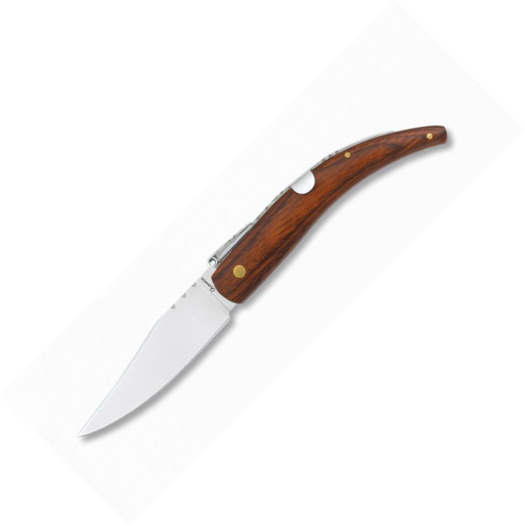 Coltellino tascabile classico con chiusura billet. Manico rosso d...