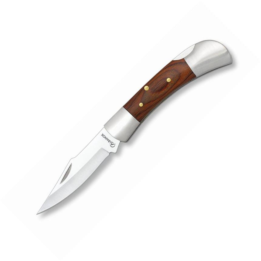 Coltello tascabile Albainox con impugnatura in stamina rossa, rin...