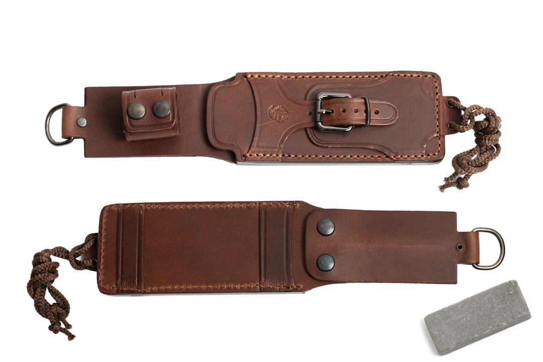 JV BS9 Bushcraftmesser mit Klinge aus Kohlenstoffstahl und Griff aus Cocoboloholz