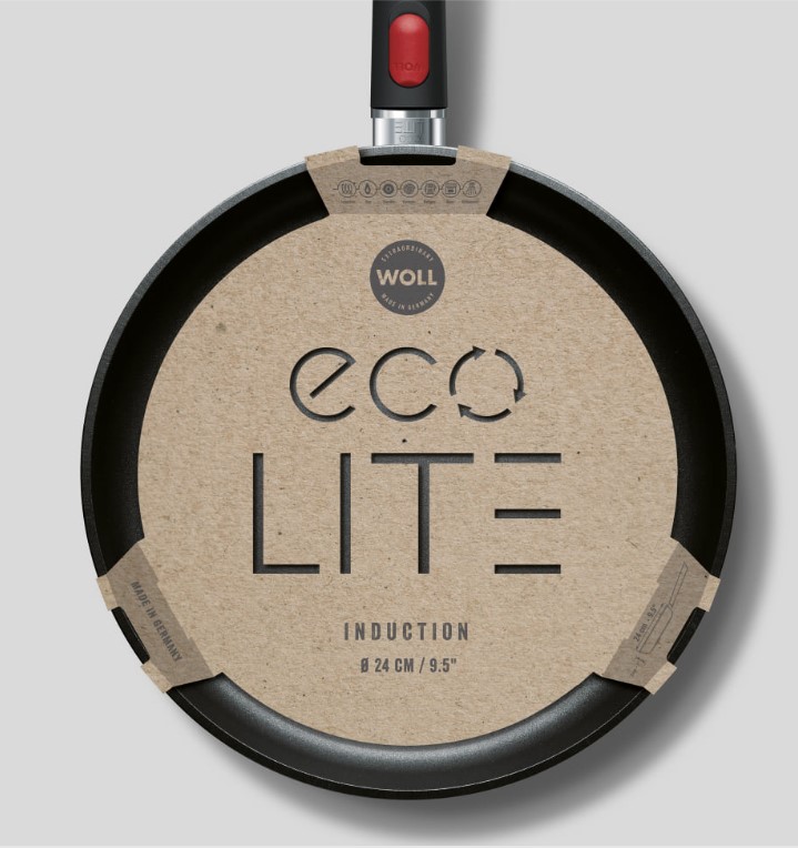 Poêle Woll Eco Lite 24 cm induction, plaque gaz et vitrocéramique