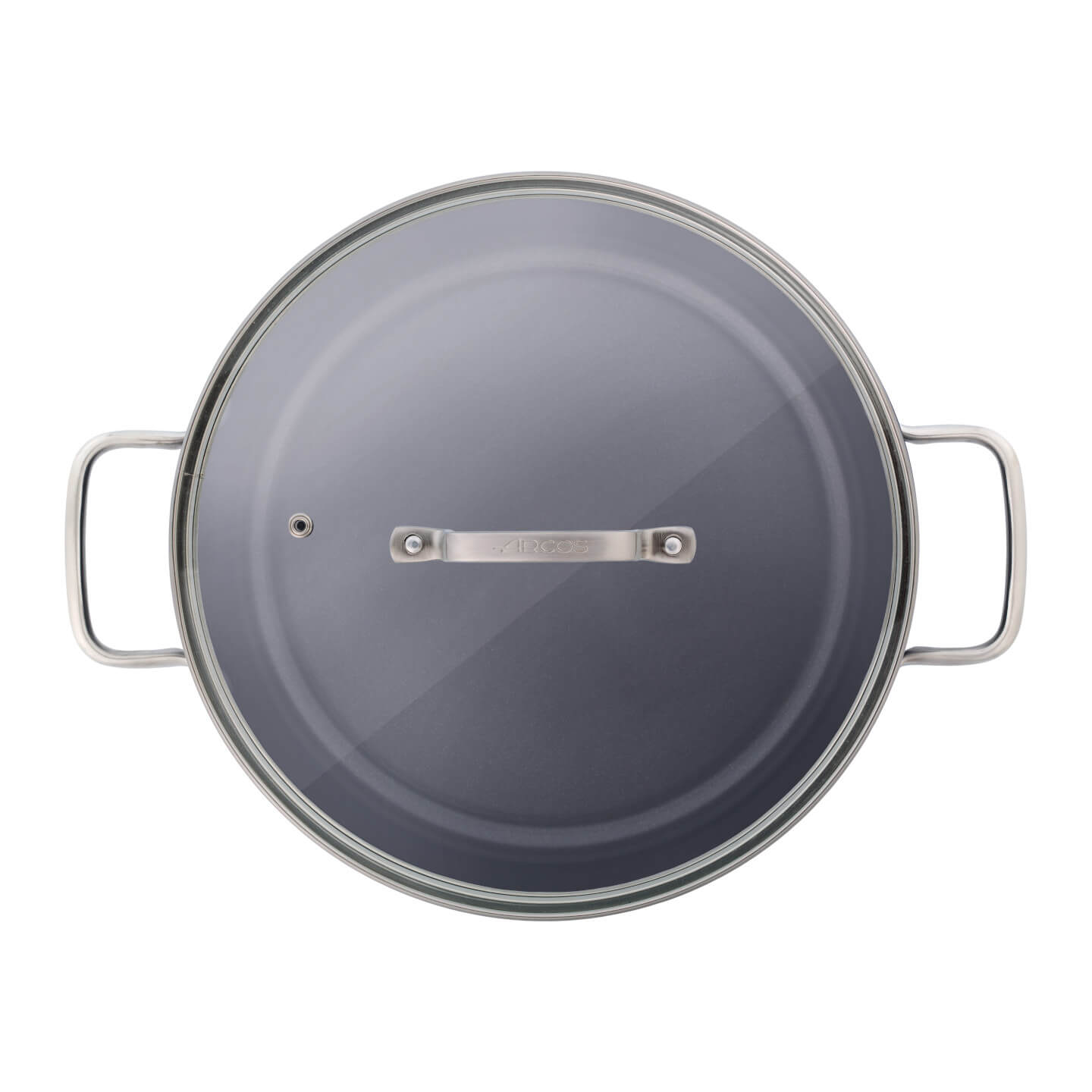 Samoa Antihaft-Kochtopf 28 cm schwarz mit Deckel