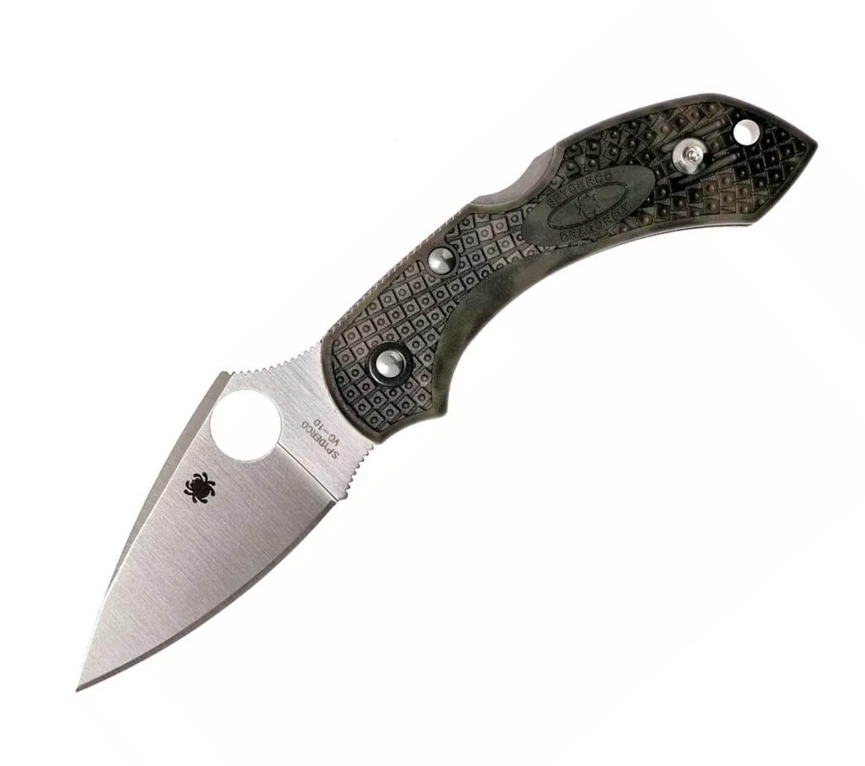 Navaja táctica Spyderco Dragonfly 2 Zome con mango de FRN camufla...