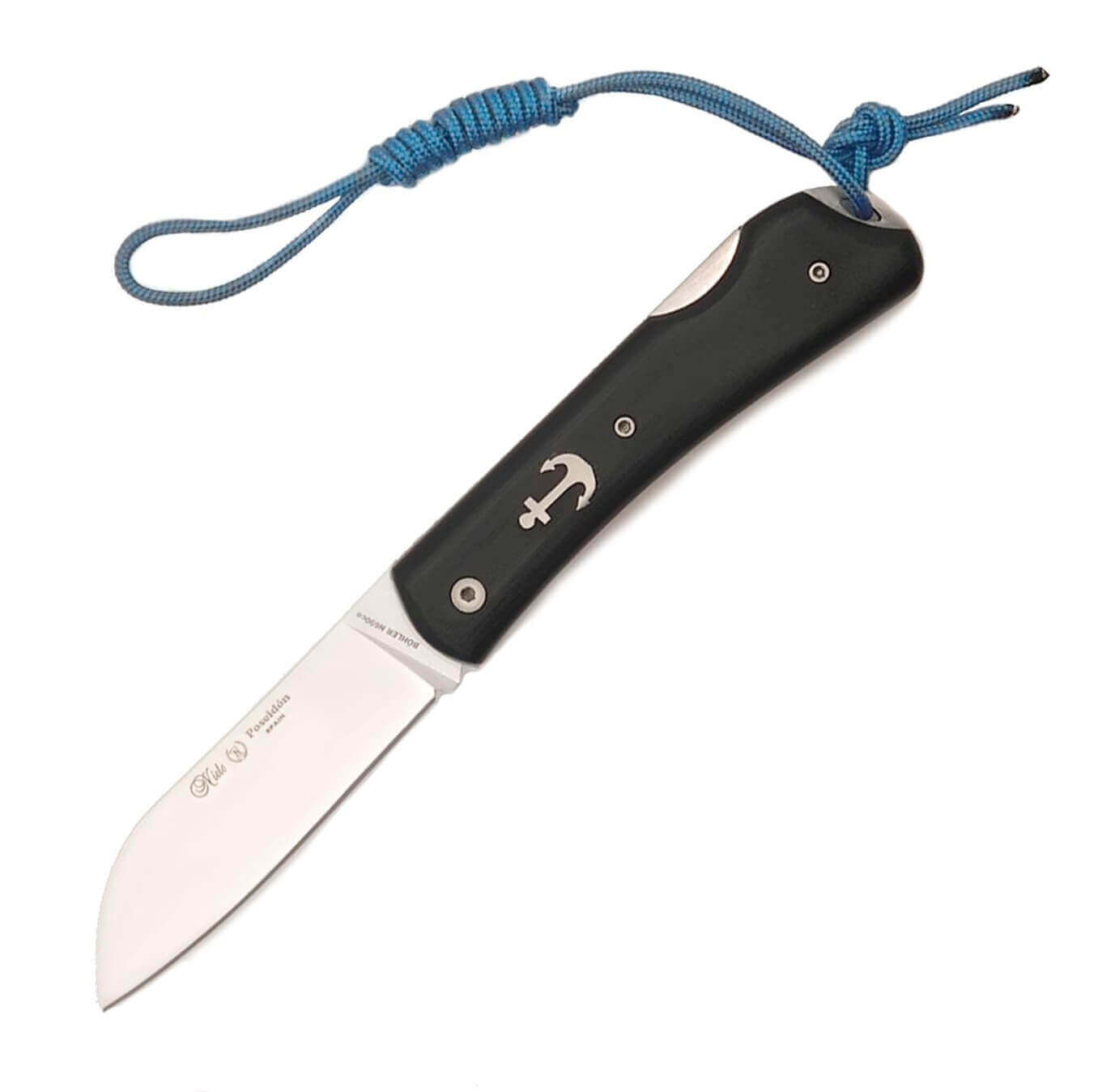 Couteau de poceh Nieto Poséidon avec manche G10 noir