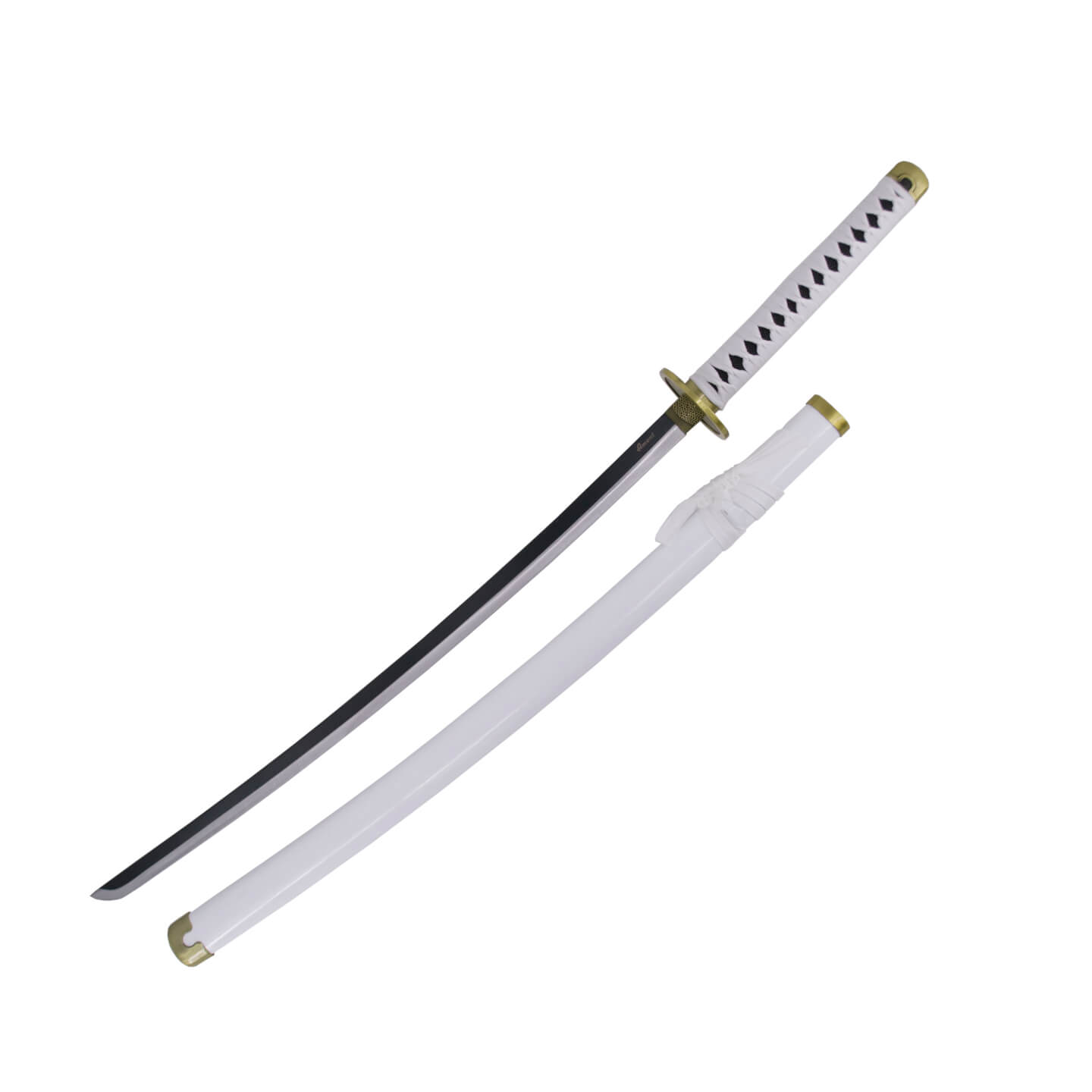 Katana Shusui Wado Ichimonji von Zoro aus One Piece mit weißem Gr...