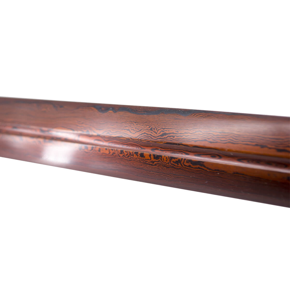 Shirayasa en bois rouge fonctionnel avec lame en acier au carbone rouge