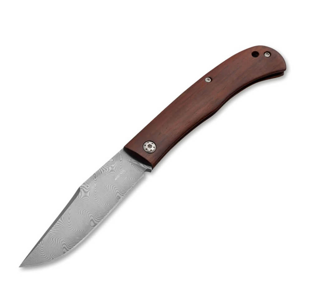 Coltellino tascabile Boker Plus Slack Damast con lama in acciaio ...