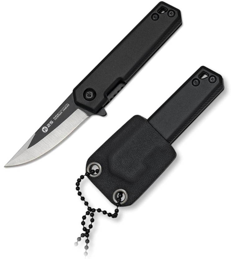 K25 Hängemesser mit Kydexscheide und 5,2 cm langer Klinge