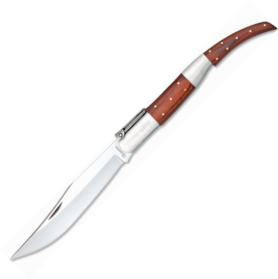 Coltello tascabile arabo manico in stamina SUPER rosso con base e...