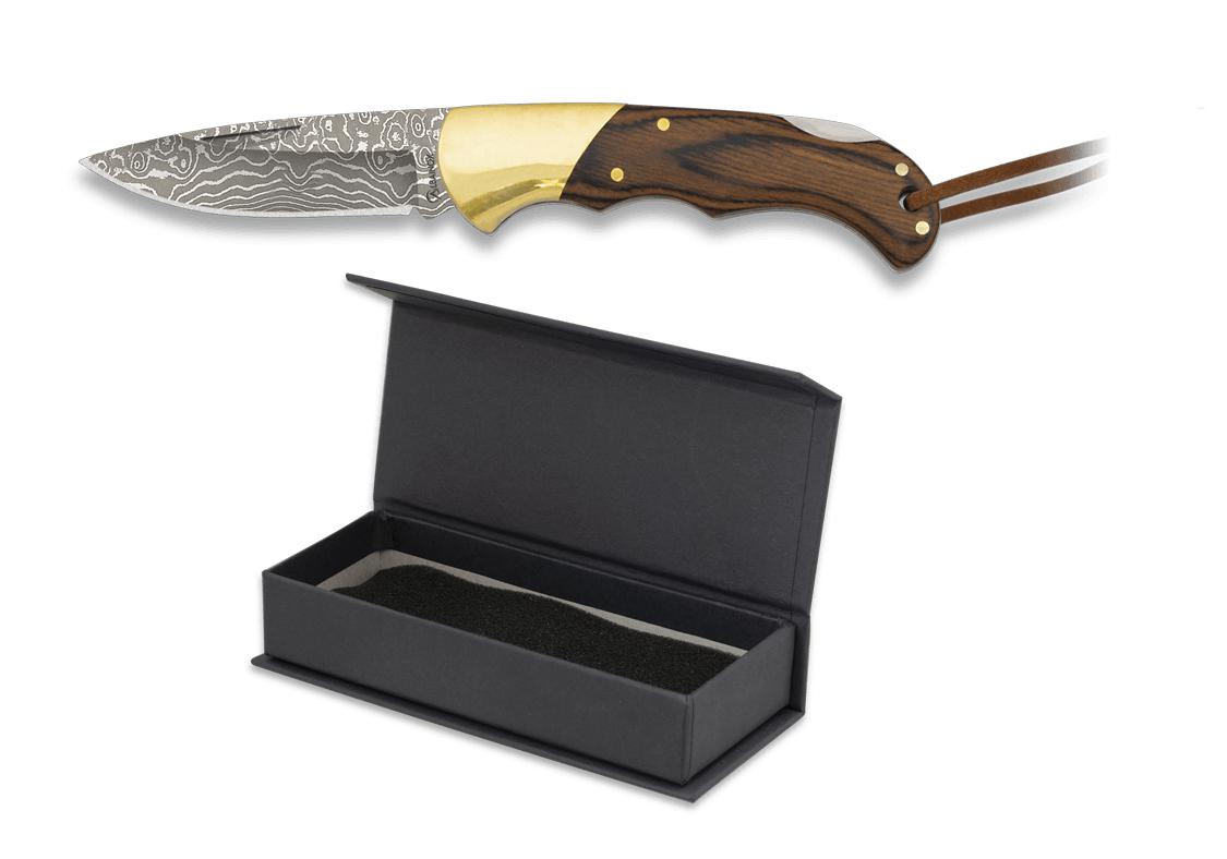 Coltello tascabile Albainox Damasco con lama da 6 cm presentato i...