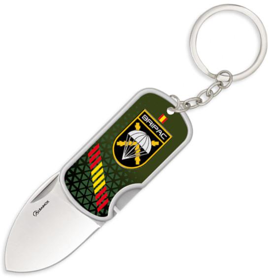 Bripac 3D-Taschenmesser mit Clip und Schlüsselring