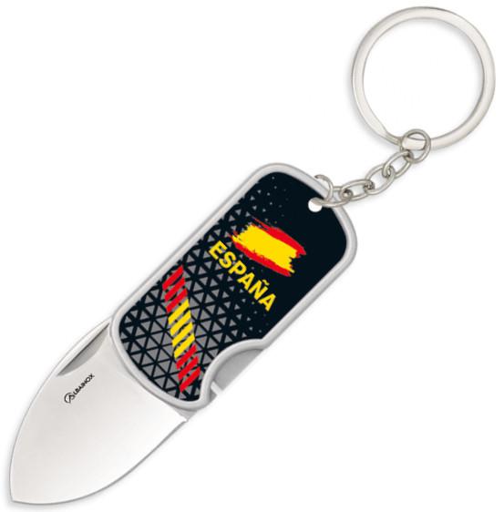 Canivete 3D da Espanha com clipe e chaveiro