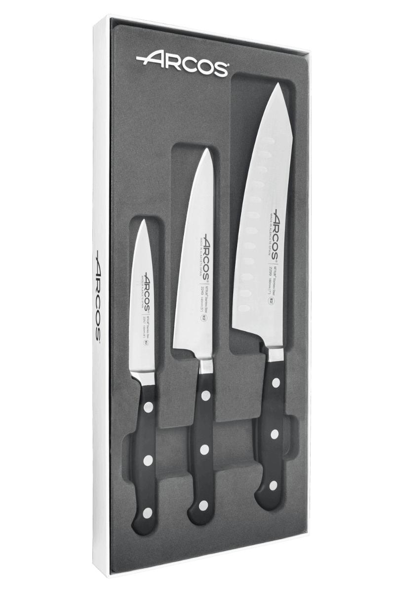 3er-Set Küchenmesser Serie Opera