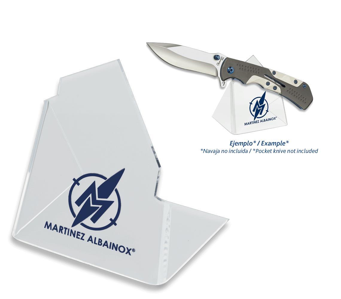 Support individuel en méthacrylate, mesure 6 x 7,5 x 5 cm