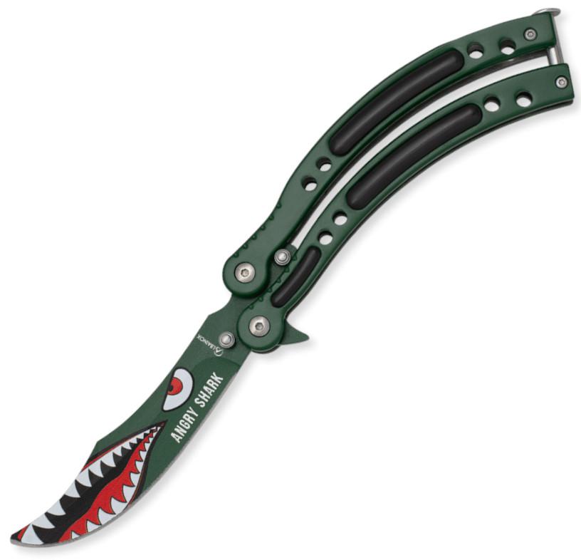 Navaja Abanico Angry Shark ALBAINOX con hoja de 10.20 cm