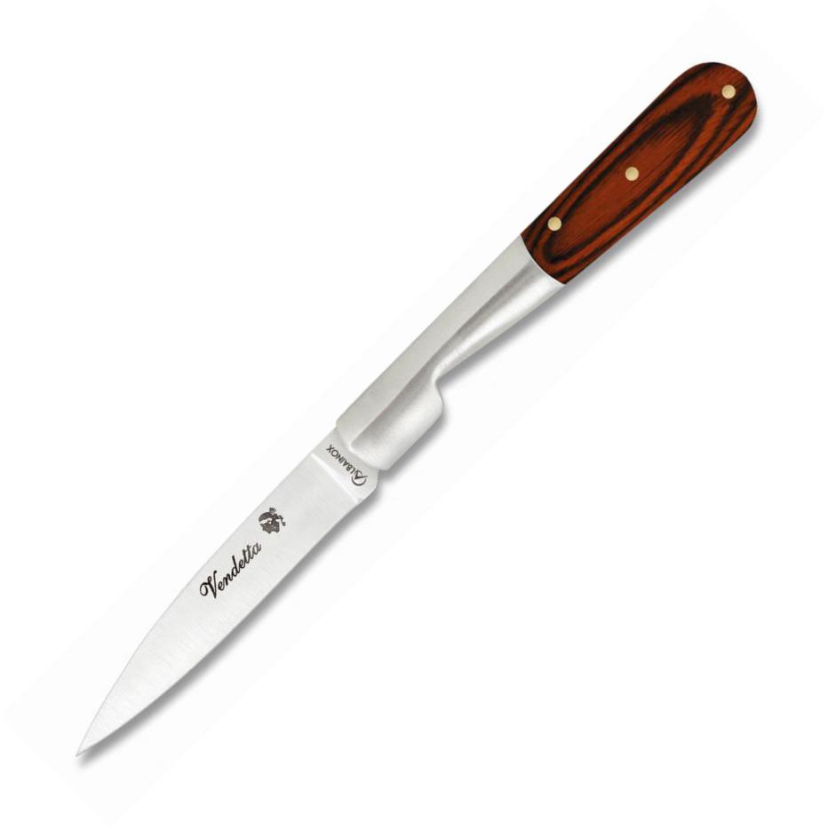 Coltello tascabile Albainox VENDETTA con chiusura a pistone, mani...