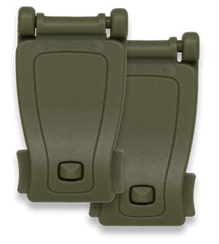 Accessorio di fissaggio molle in ABS verde barbarico 39235-VE