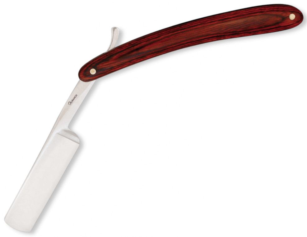 Rasoio Albainox barbera con manico in stamina rosso e lama da 11 ...