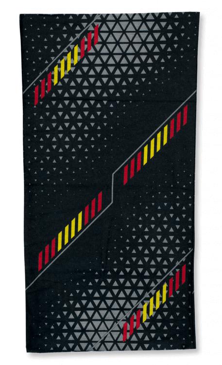 Aquecedor de pescoço fino bárbaro com linhas da bandeira da Espan...