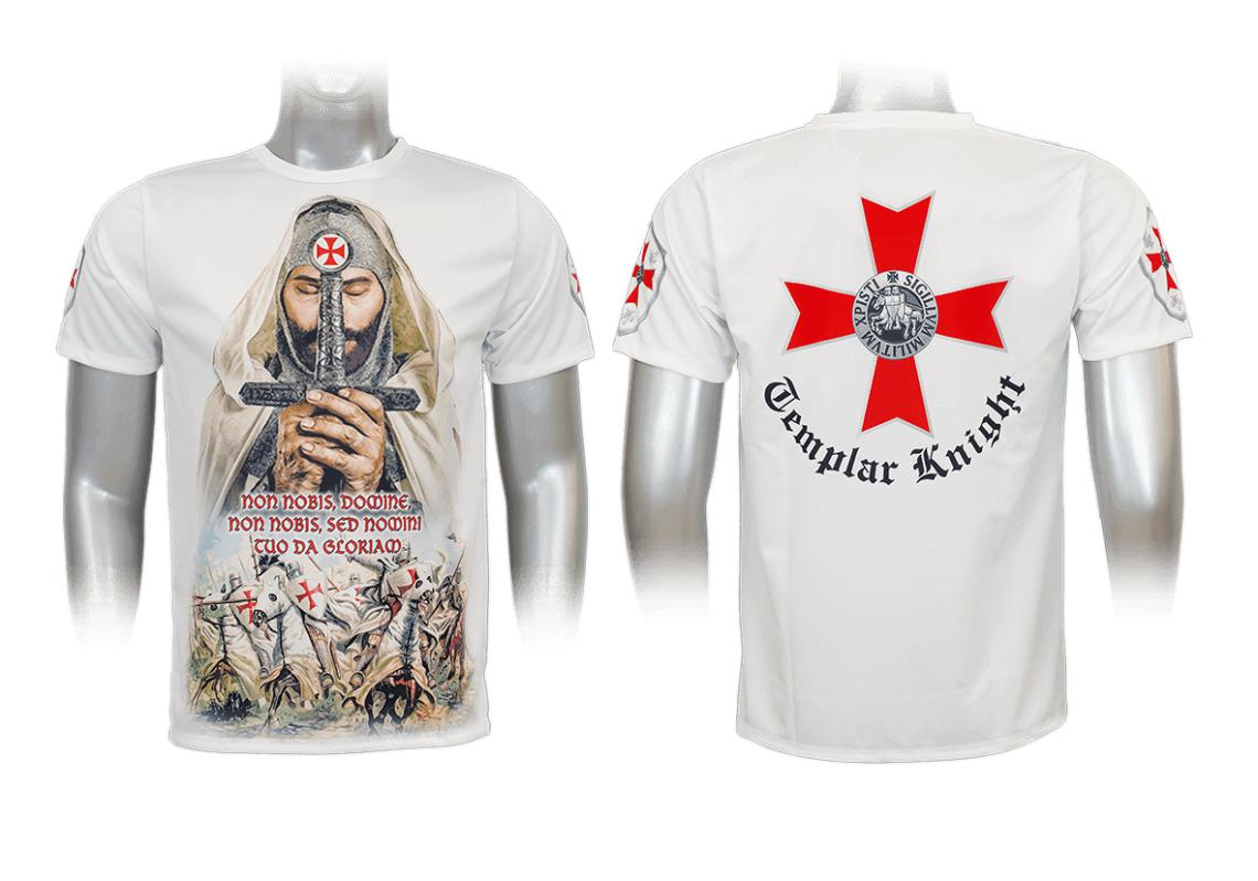 Barbaric Templer Weißes Sublimations-T-Shirt