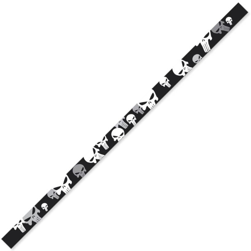 Sei pezzi di bracciali in filo lavorato a maglia con teschio di 3...