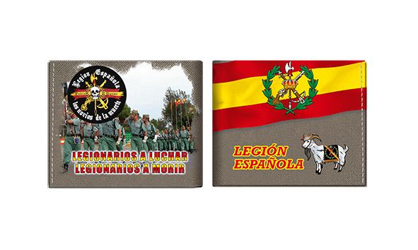 Gedruckte Mappe der spanischen Legion, 11 x 9,5 cm