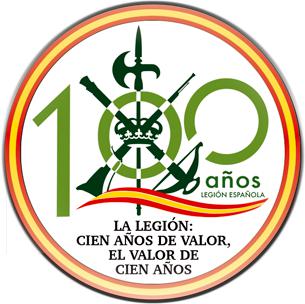 Ímã de vidro redondo do 100º aniversário da Legião Espanhola