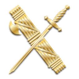 Guardia Civil Anstecknadel ohne Hintergrund 1,9 cm x 1,6 cm