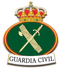 Guardia Civil Anstecknadel mit grünem Hintergrund und Krone 2,2 c...