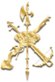 Anstecknadel Spanische Legionäre ohne Hintergrund 1,4 cm x 2,2 cm