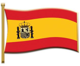 Anstecknadel der Flagge des konstitutionellen Spaniens 09977