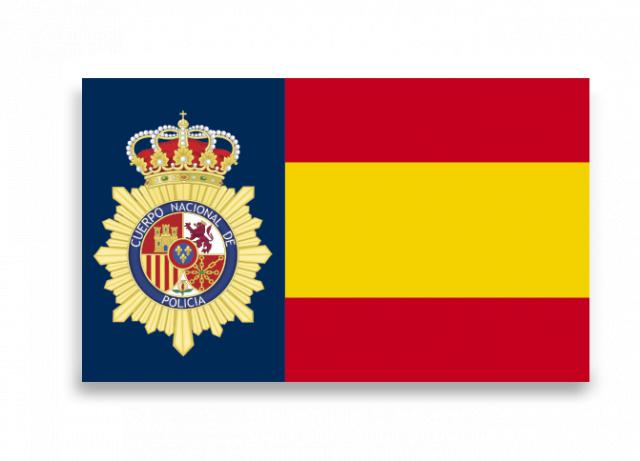 CNP Spanien Aufkleber 15 x 9 mm, 6 Stück