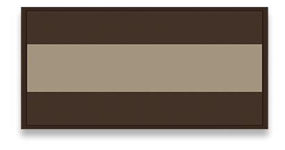 Spanien Kojotenpatch 6 x 3 mm mit Klettverschluss