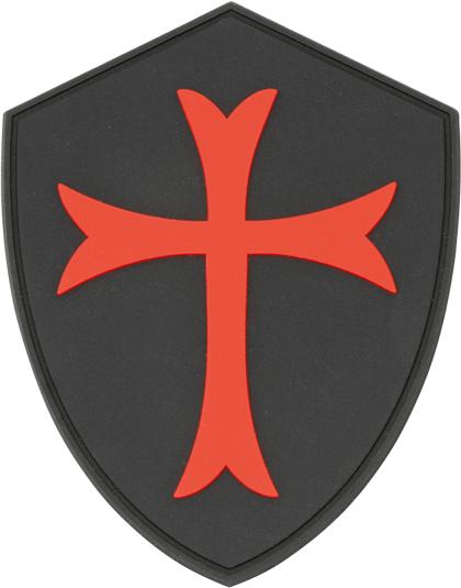 Rotes Kreuz-Gummipatch mit Klettverschluss