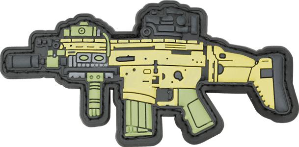 Waffengummipatch 10,3 x 5,3 cm 08226