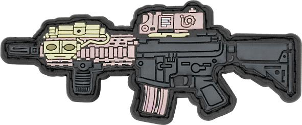 Barbaric Gummipatch mit Klettverschluss für Gewehr 08228