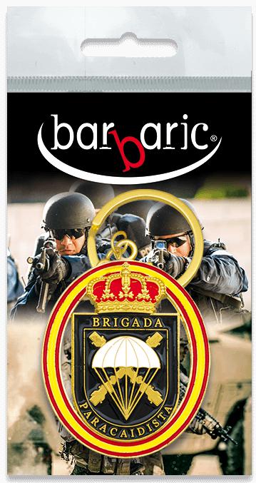 Schlüsselanhänger Spanische Fallschirmbrigade 4,1 x 5,5 cm