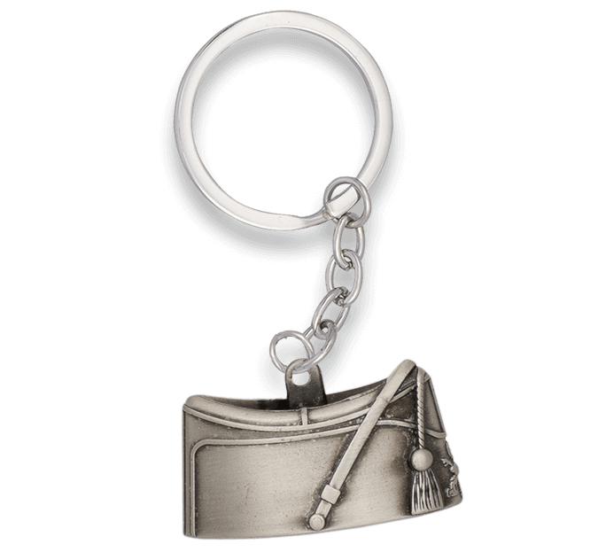 Chapiri Schlüsselanhänger der spanischen Legion Silberfarbe