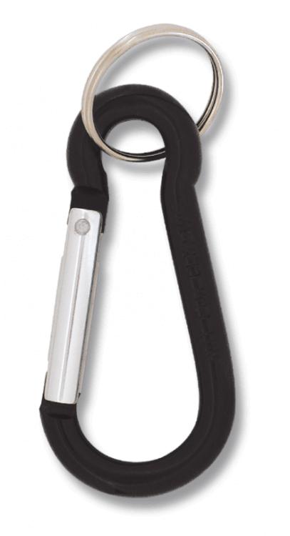 8 cm schwarze Karabiner in einer Blisterpackung mit 12 Stück