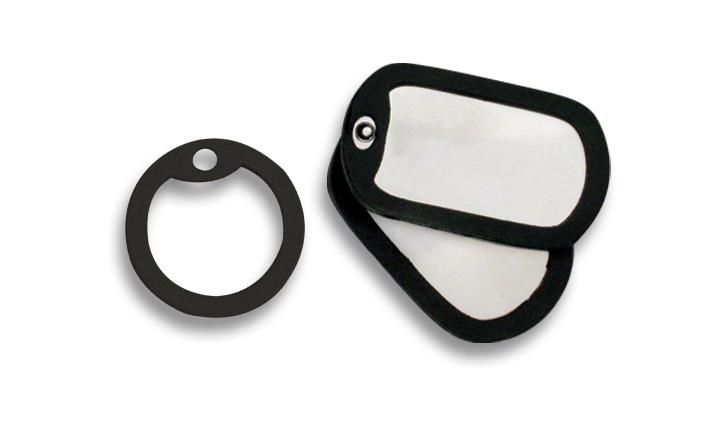 Gummischalldämpfer für Militärblech, Referenz 33027, in einer Bli...