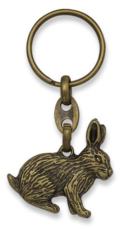 Schlüsselanhänger in Form eines Hasen mit einem Gewicht von 13 Gr...