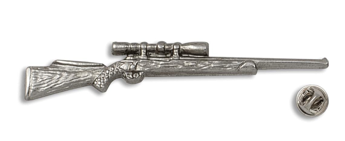 Épingle carabine en satin avec visière