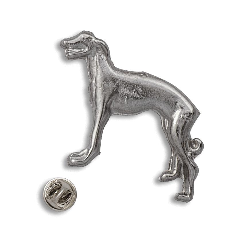 Pin's Greyhound présenté sous blister de la marque Albainox
