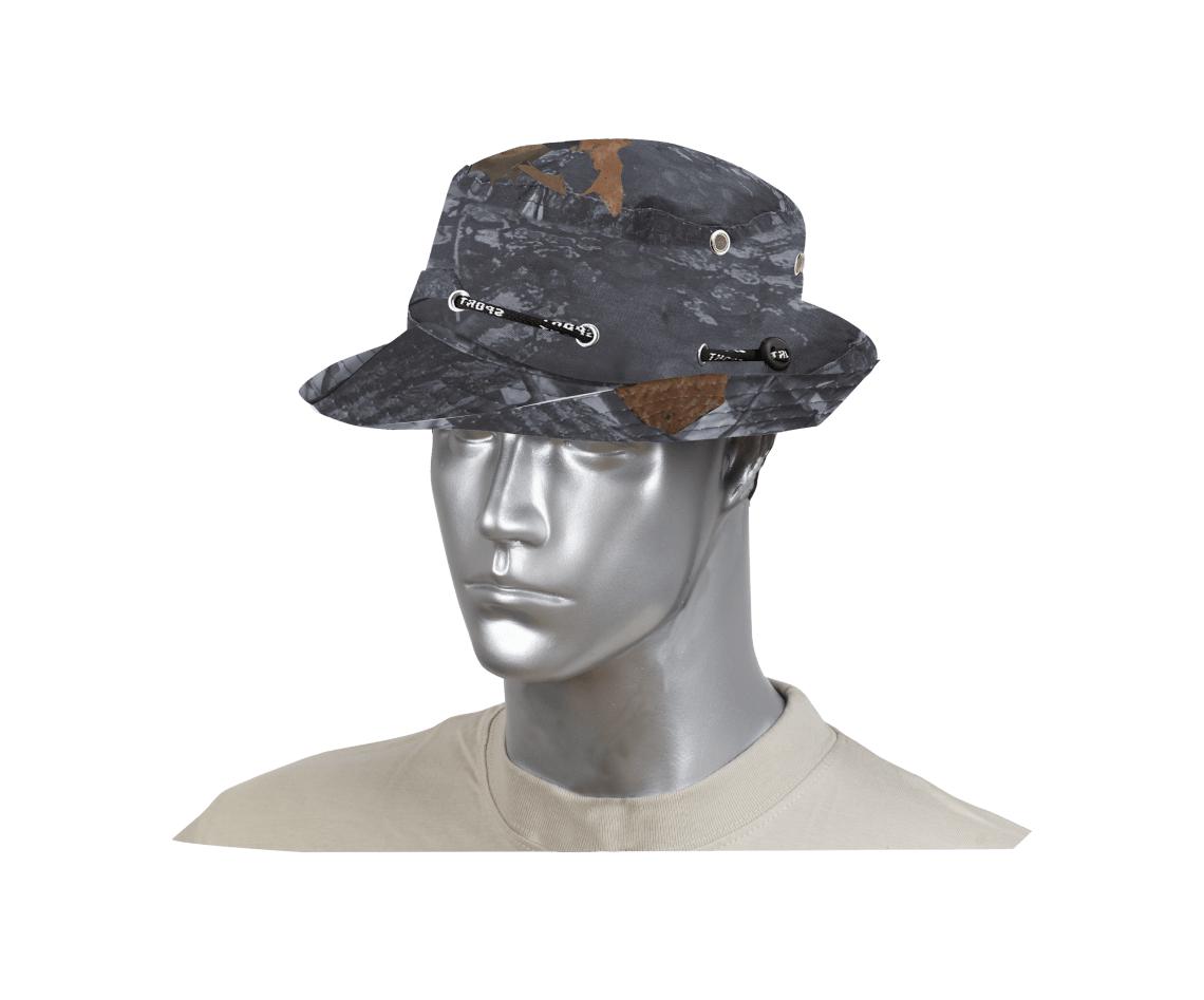 Chapeau bob camouflage gris Woodland, taille unique