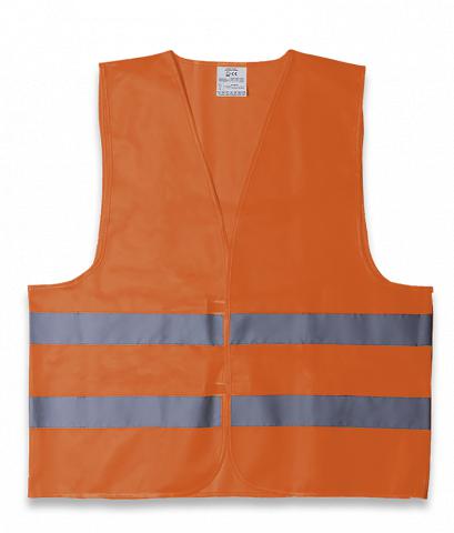 Gilet réfléchissant orange avec taille XL de la marque Barbaric
