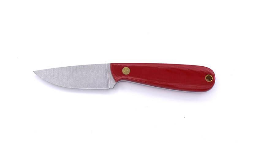Faca Brisa Necker 70 vermelho micarta com bainha multiposição