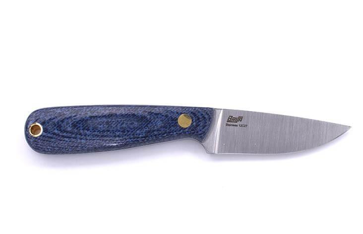 Faca de pescoço Brisa Necker 70 micarta bluejeans