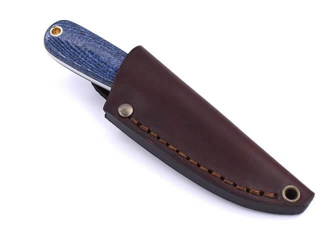 Faca de pescoço Brisa Necker 70 micarta bluejeans